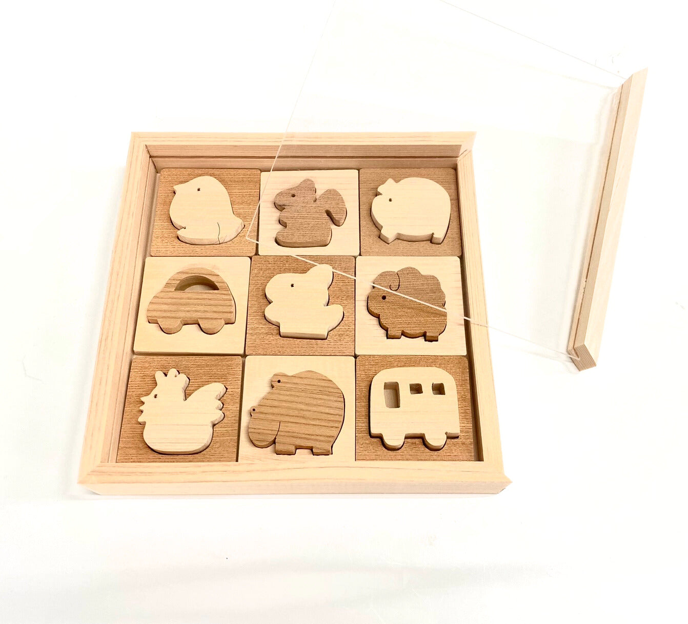 ISIKYU 積み木 パズル (9ピース)