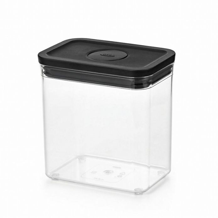 OXO ポップコンテナ レクタングルショート マットブラック