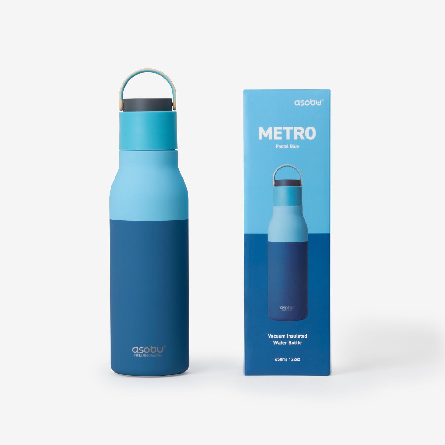 asobu Bottle METRO パステルブルー