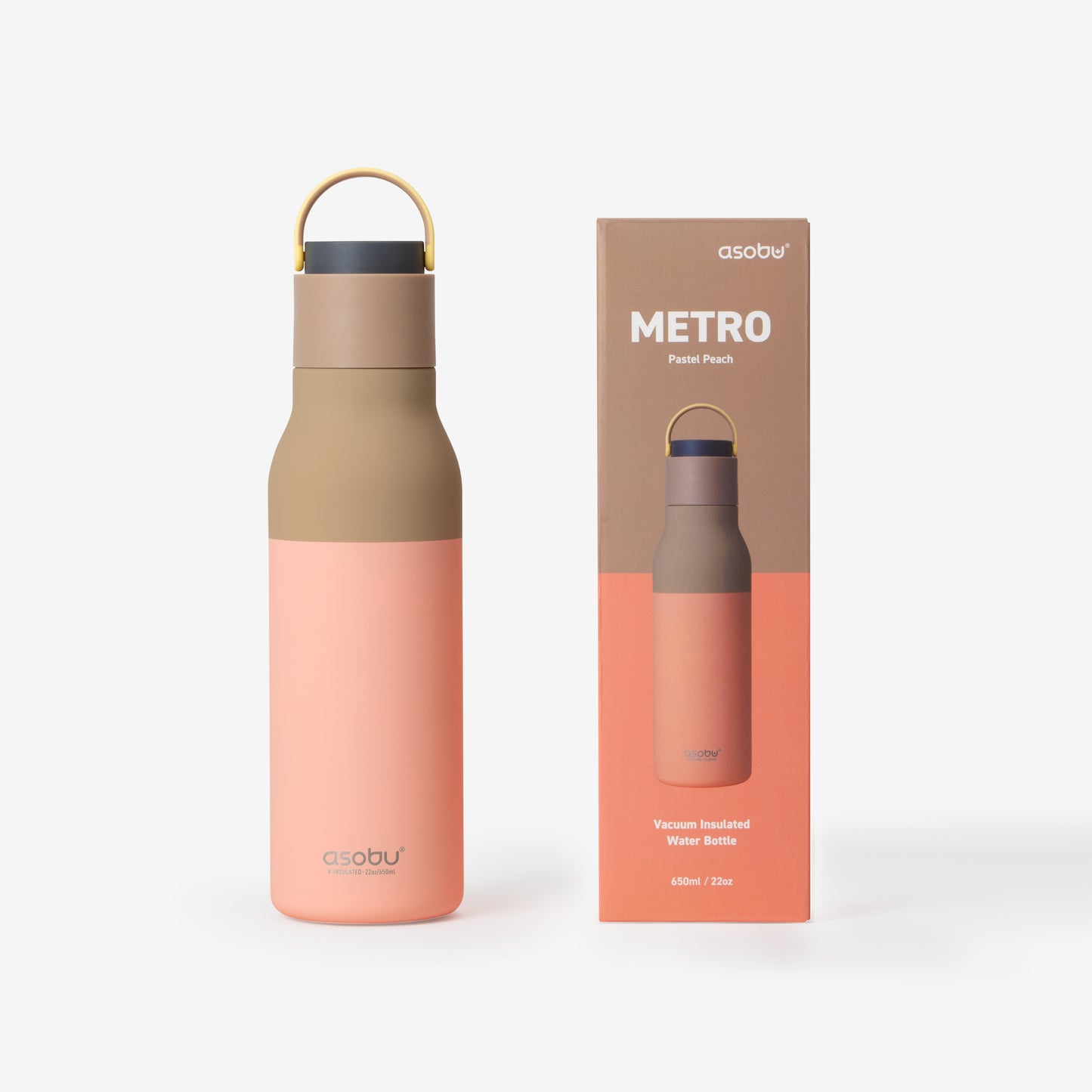 asobu Bottle METRO パステルピーチ