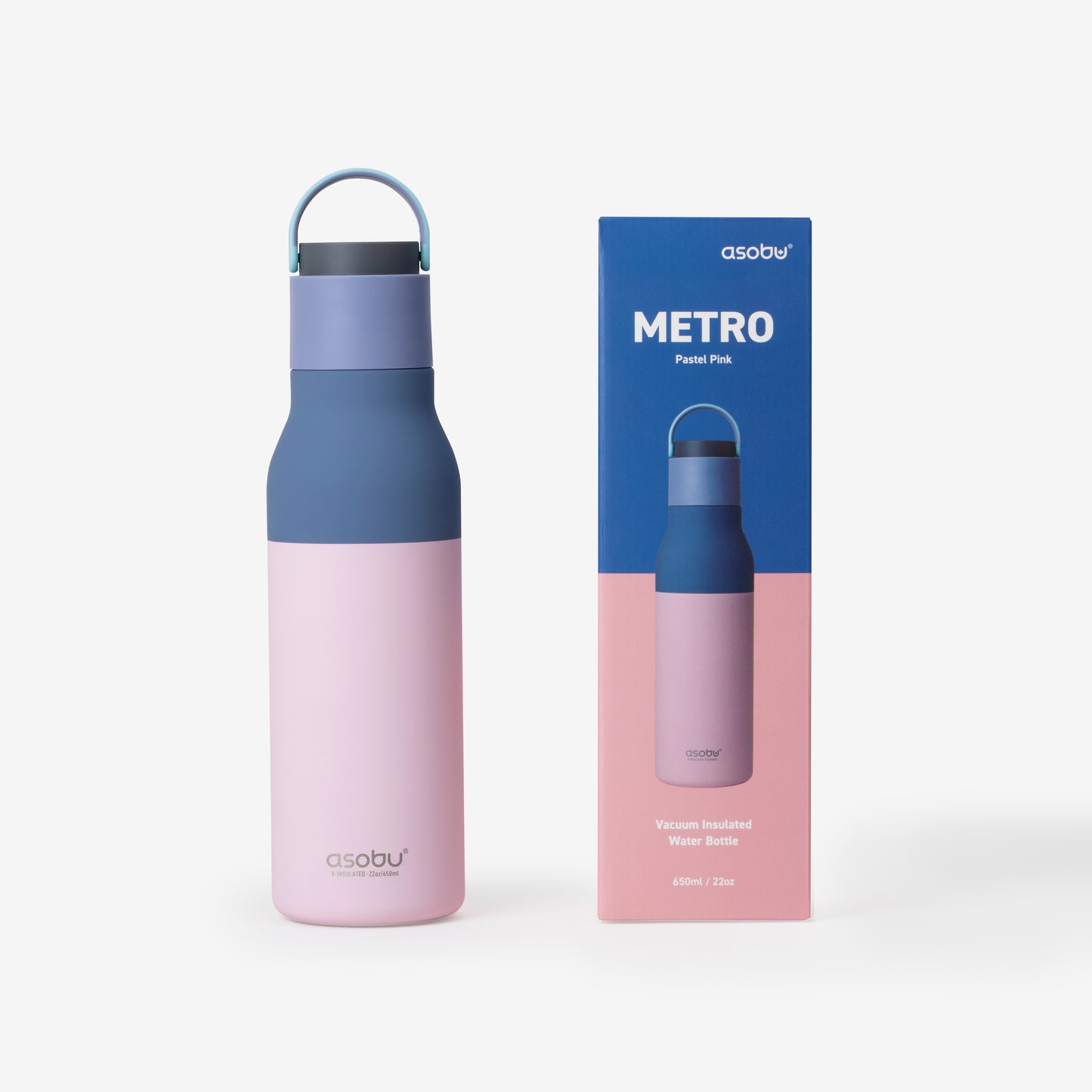 asobu Bottle METRO パステルピンク