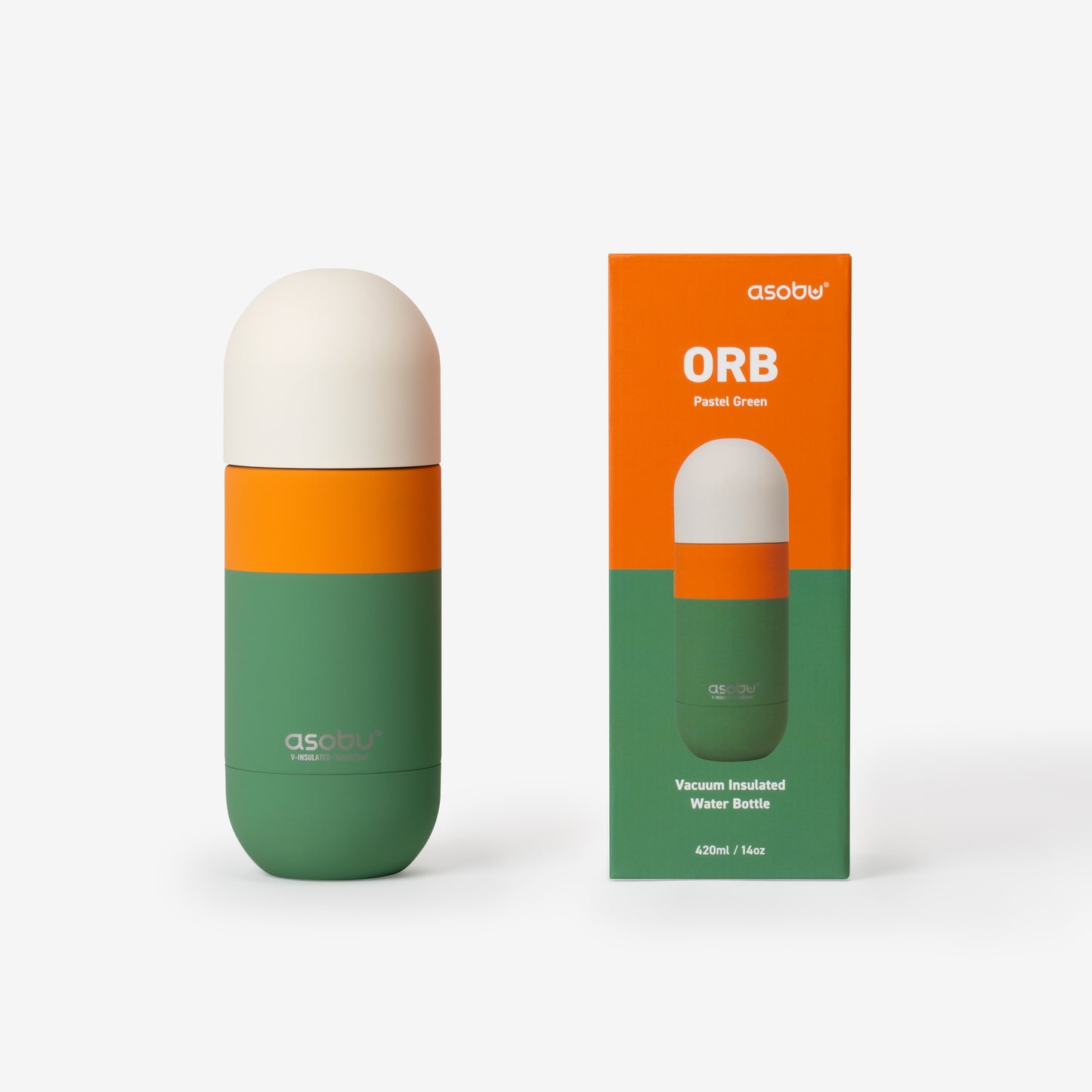 【2025NEW】asobu Bottle ORB パステルグリーン
