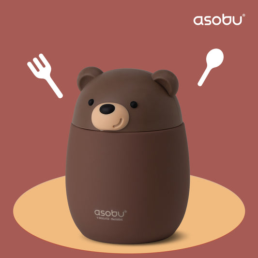 asobu フードジャー ブラウンベア