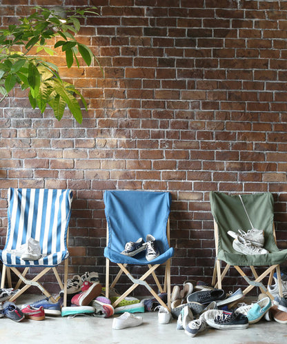 WOODEN BEACH CHAIR / ネイビー
