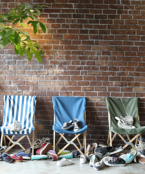 WOODEN BEACH CHAIR / ネイビー